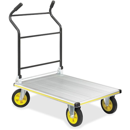 Safco Platform Truck, Stow Away, 1000 lb. Cap., 24"x39"x16-40", SR SAF4053NC